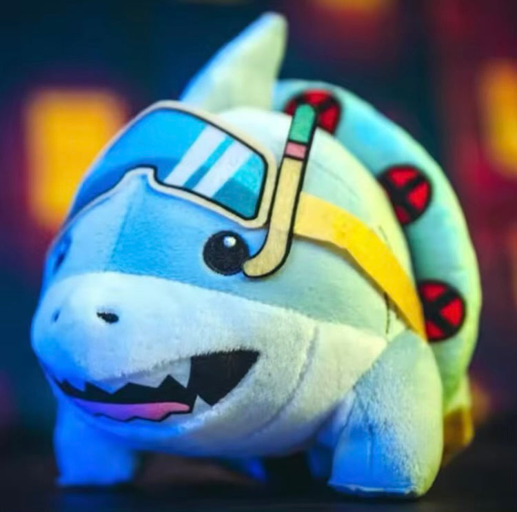 Cuddle with Chaos: Jeff the Land Shark Plush