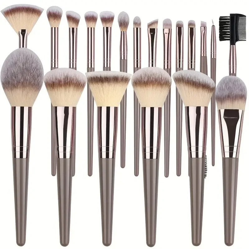 Deluxe 3-20 Pc Makeup Brush Set – All in One Beauty